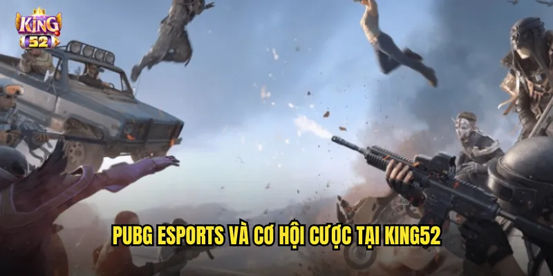 Cá cược PUBG king52 - Đặt kèo game sinh tồn kịch tính nhất hiện nay 2 PUBG eSports và cơ hội cược tại king52